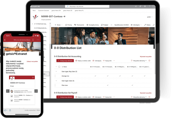 e-Service getsix® Customer Extranet