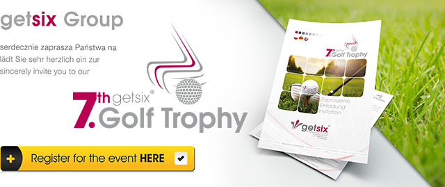 Banner invitation to getsix Golf Trophy
