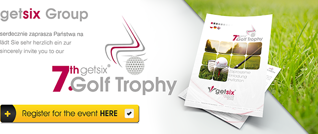 Banner invitation to getsix Golf Trophy