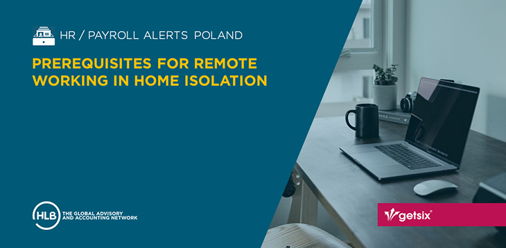 Prerequisites for remote working in home isolation