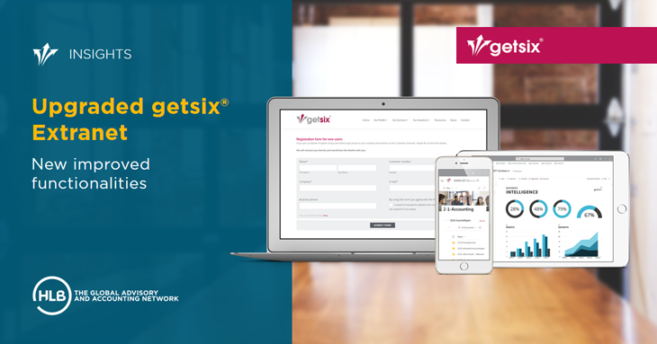 Upgraded getsix® Extranet