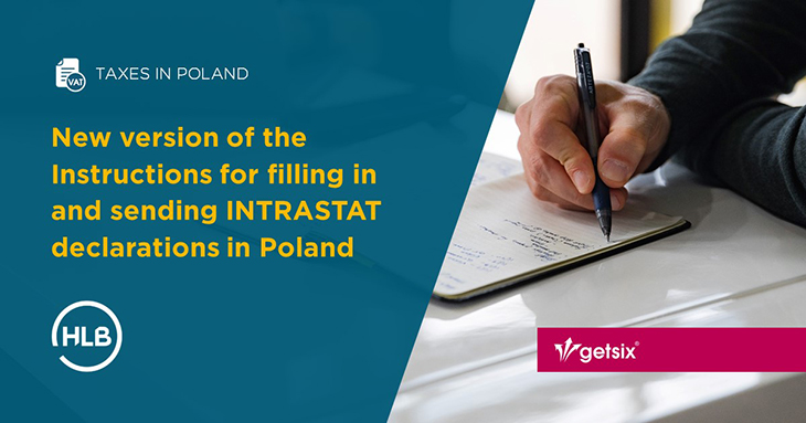 New version of the Instructions for filling in and sending INTRASTAT declarations in Poland