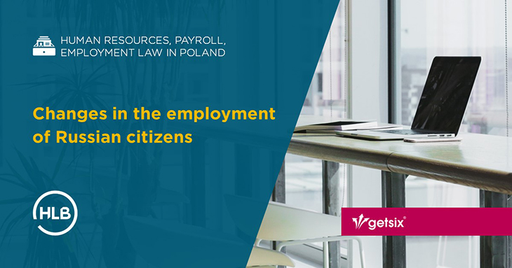 Changes in the employment of Russian citizens