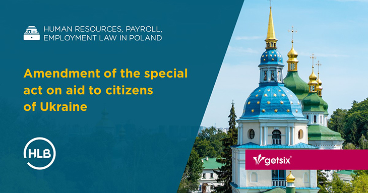 Amendment of the special act on aid to citizens of Ukraine
