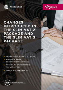 Changes introduced in the SLIM VAT 3