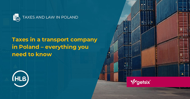 Taxes in a transport company in Poland