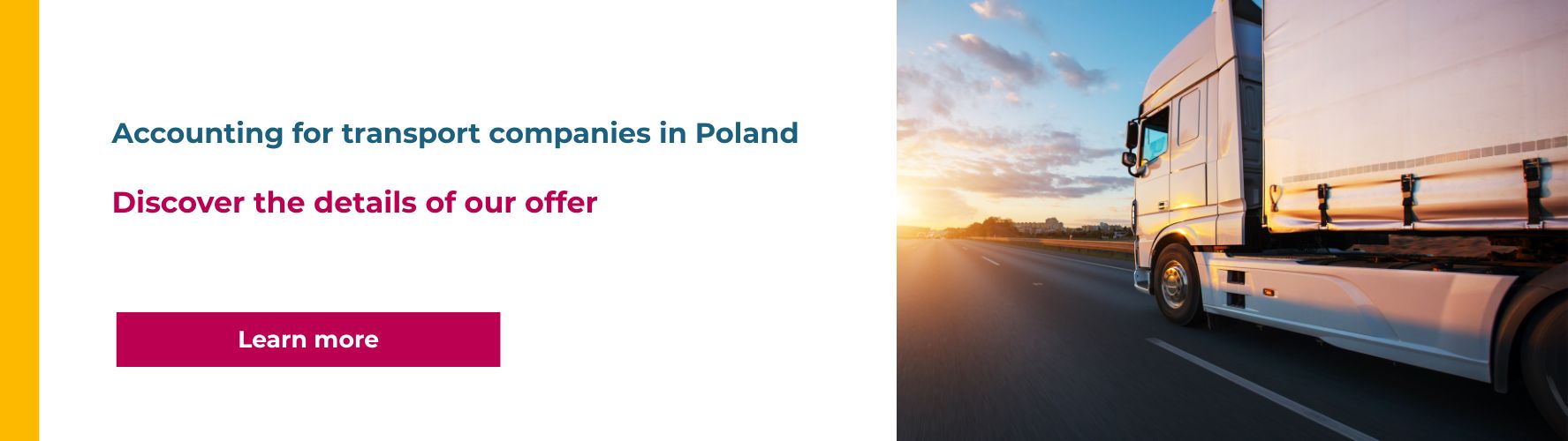 Accounting for a transport company in Poland