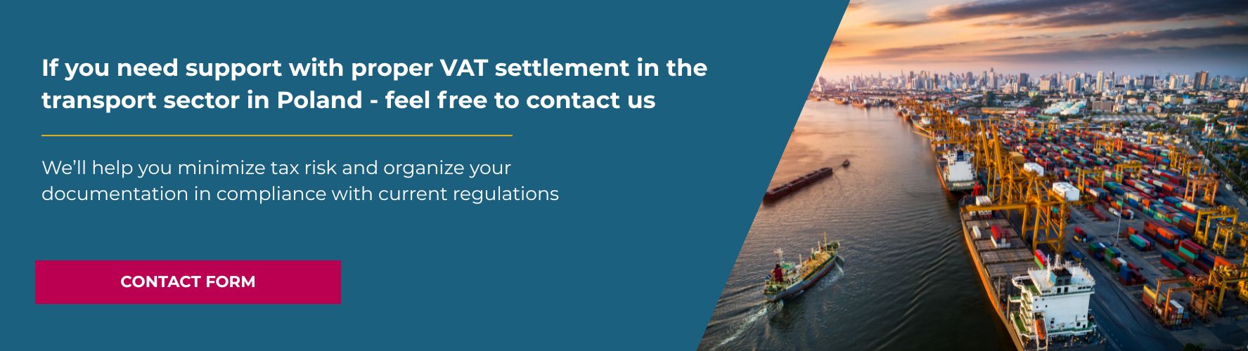 VAT in transport services in Poland