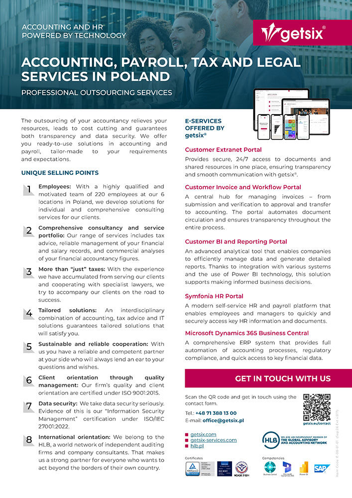Company One Pager EN
