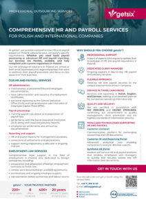 hr and payroll one pager