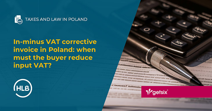 In-minus VAT corrective invoice in Poland: when must the buyer reduce input VAT?