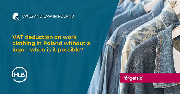 VAT deduction on work clothing in Poland without a logo – when is it possible?