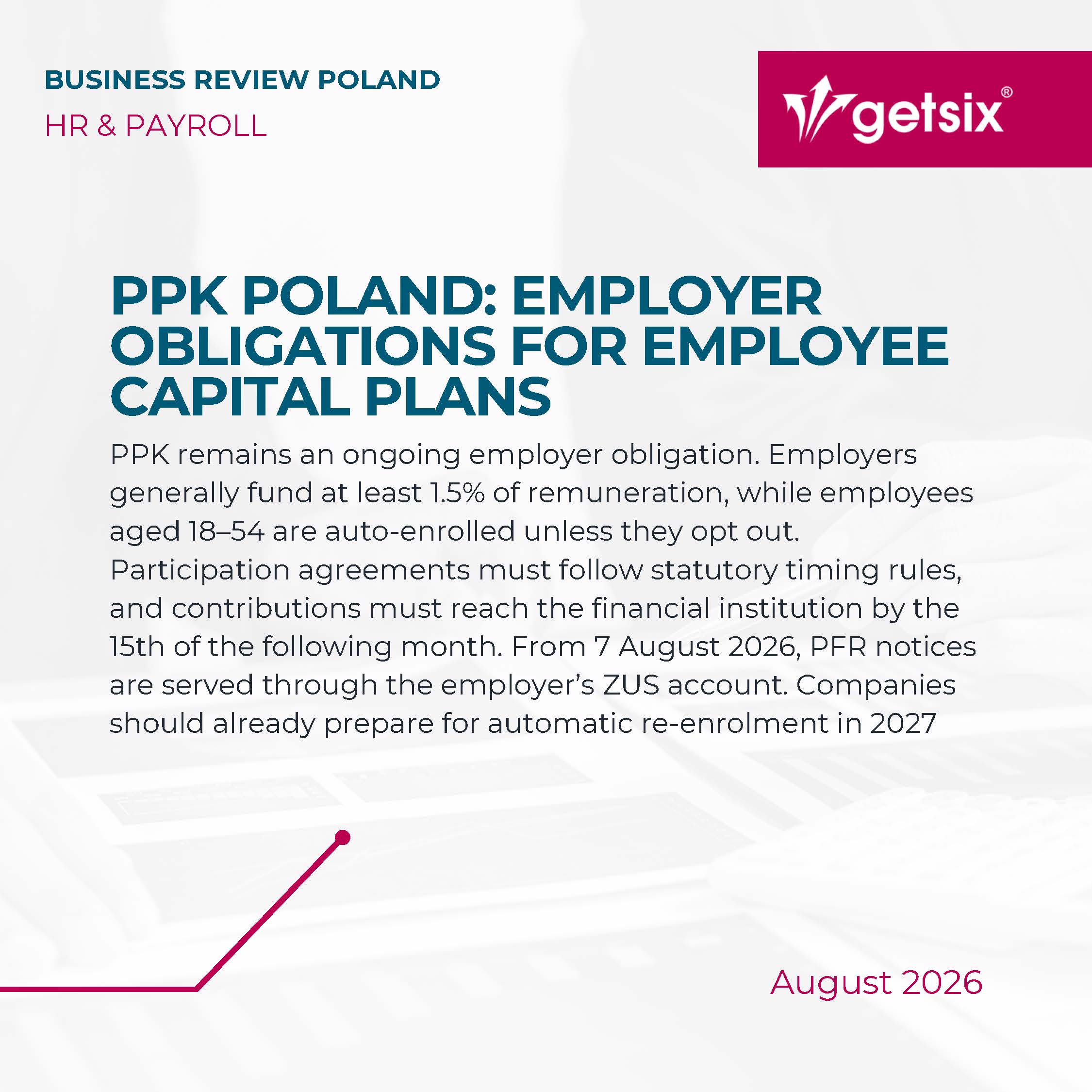 Employer obligations for Employee Capital Plans (PPK) in Poland