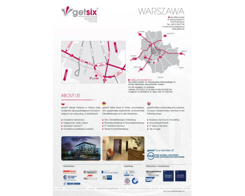 Map of Accounting Office Warszawa