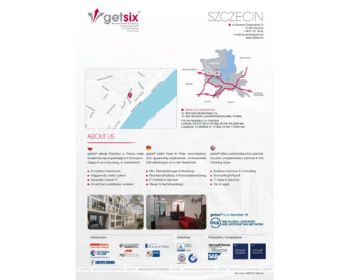 Map of Accounting Office Szczecin