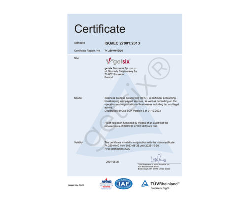 certificate tuv