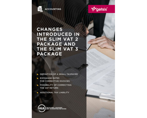 Changes introduced in the SLIM VAT 3